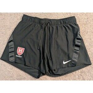 Nike Dri-Fit Havard Crimson Ice Hockey Black Shorts CJ1786-010 Women's S